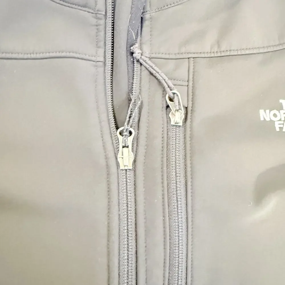 The North Face Apex Bionic Mens XXL Gray Softshell Full Zip Jacket Windproof